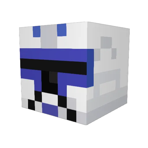 Deliri0usJr Minecraft avatar head, 3D render