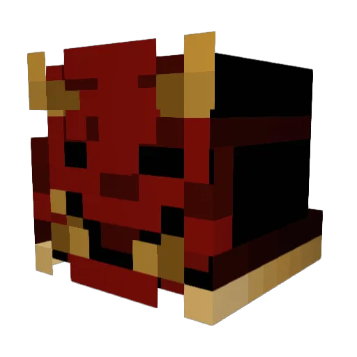 DeliriousRobot Minecraft avatar head, 3D render