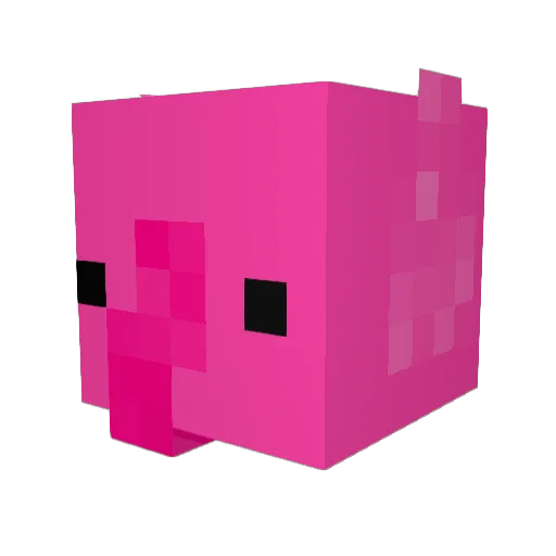 Delirium_Tremens Minecraft avatar head, 3D render
