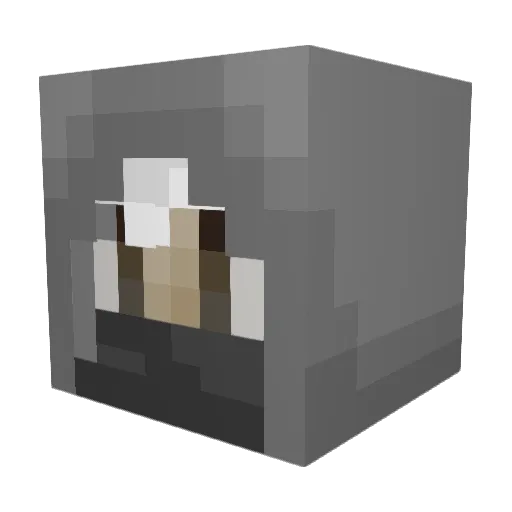 DeliruimXZ Minecraft avatar head, 3D render