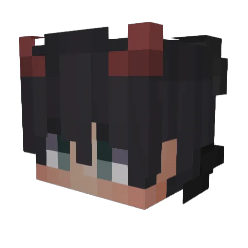 DelisYT Minecraft avatar head, 3D render