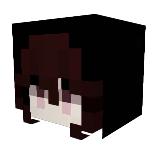 Deliutza20 Minecraft avatar head, 3D render