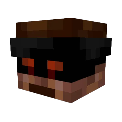 Delivery_Guy Minecraft avatar head, 3D render