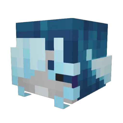 DellTunaSashimi Minecraft avatar head, 3D render