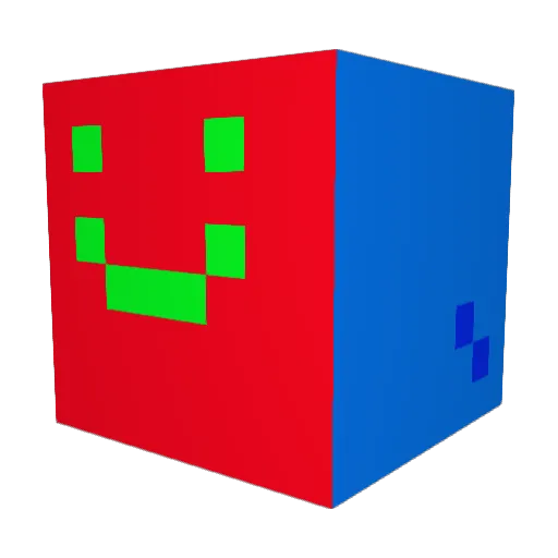Dell_Taco Minecraft avatar head, 3D render