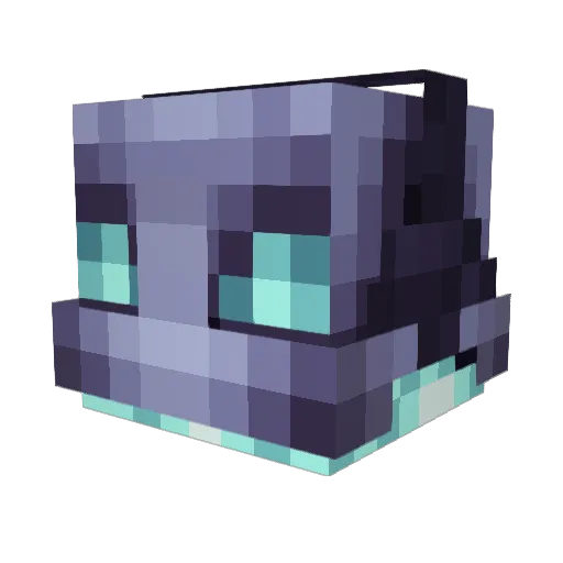 DeloDelo Minecraft avatar head, 3D render