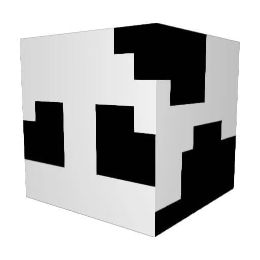 Delody Minecraft avatar head, 3D render
