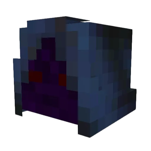 DelpHH Minecraft avatar head, 3D render