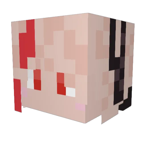 Delphi_Oracle Minecraft avatar head, 3D render