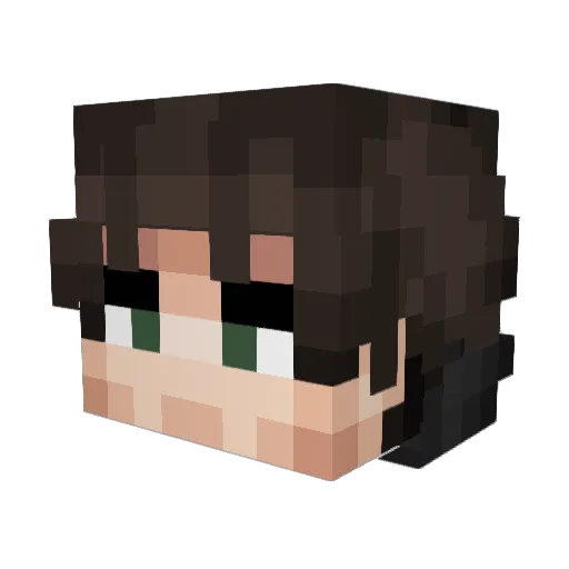 Delsin_Macgrath Minecraft avatar head, 3D render