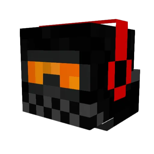 Delt_35_yt Minecraft avatar head, 3D render