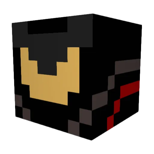 DeltaGaming_1 Minecraft avatar head, 3D render