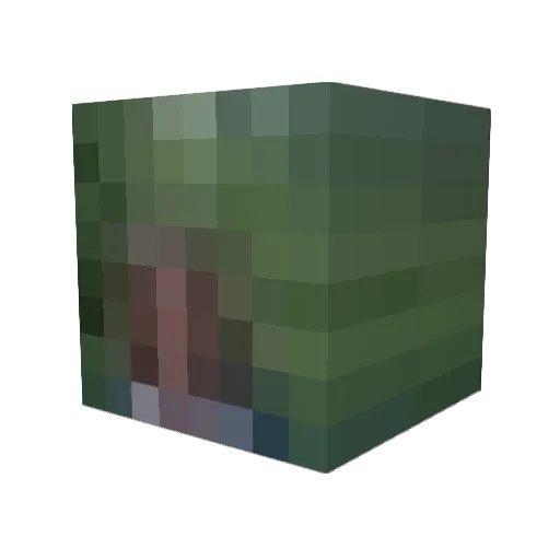 DeltaNight_VA Minecraft avatar head, 3D render