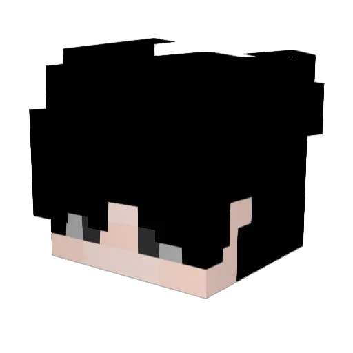 DeltaReaper_ Minecraft avatar head, 3D render