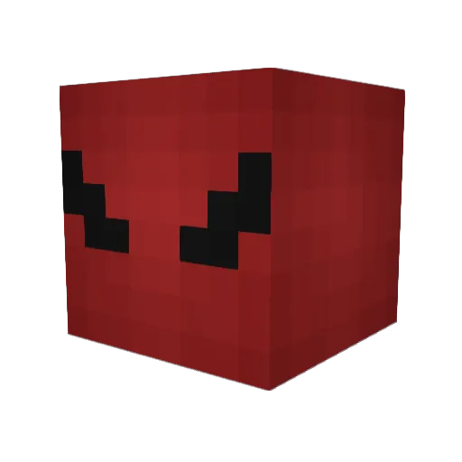 Delta_22 Minecraft avatar head, 3D render