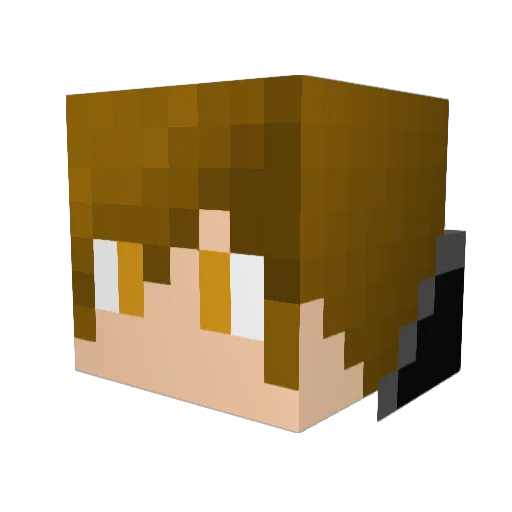 Delta_Nihilai Minecraft avatar head, 3D render
