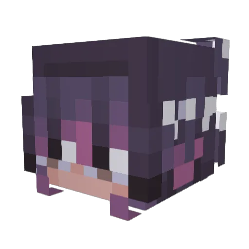 Delta_X Minecraft avatar head, 3D render