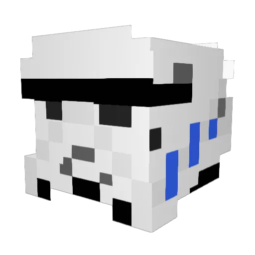 Deltanoob88 Minecraft avatar head, 3D render
