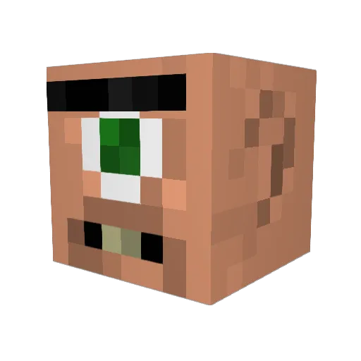 Deltar_Rex Minecraft avatar head, 3D render