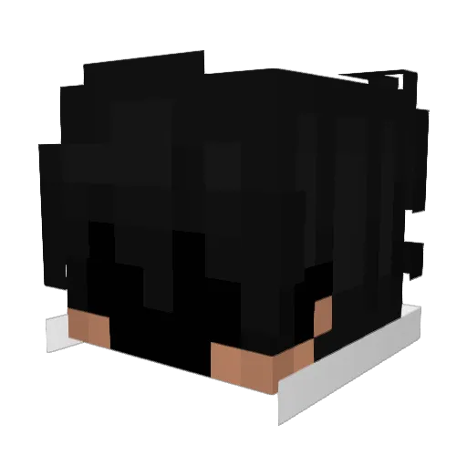 Deltize Minecraft avatar head, 3D render