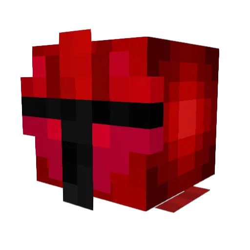 DeltraSouth Minecraft avatar head, 3D render