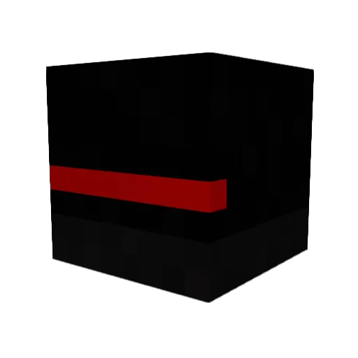 Deltratori Minecraft avatar head, 3D render