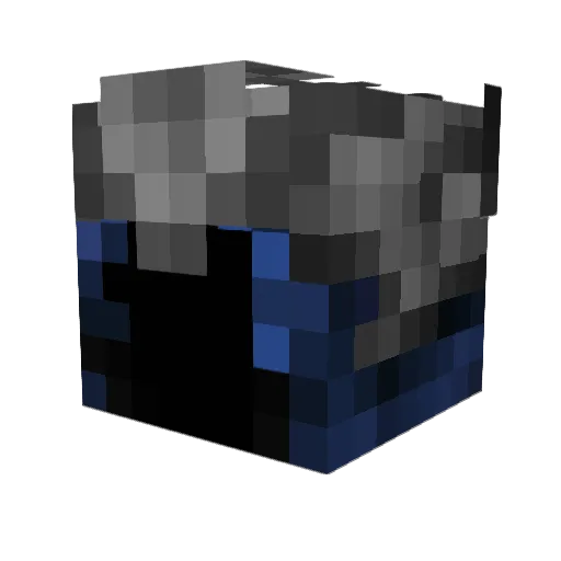 Delux_KoS Minecraft avatar head, 3D render