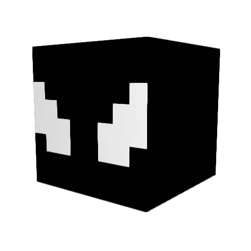 Deluxxe_ Minecraft avatar head, 3D render