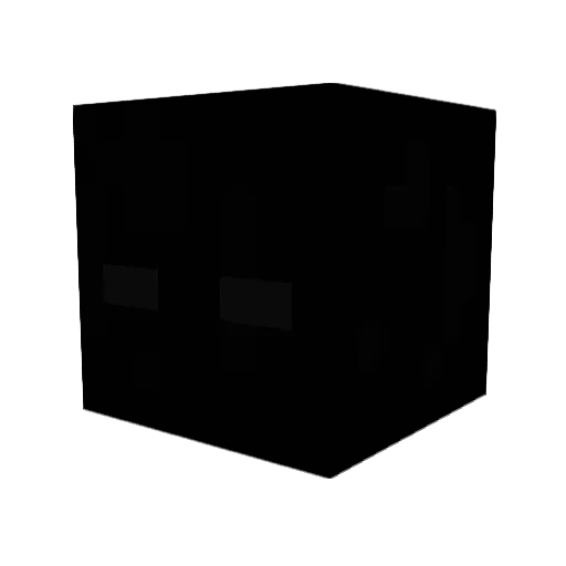 Dem0lisher Minecraft avatar head, 3D render