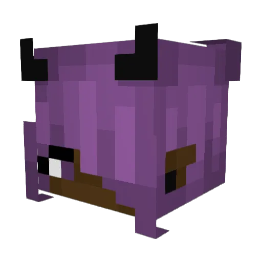 Dem0nqueenxx Minecraft avatar head, 3D render
