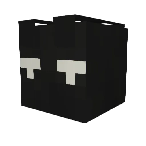 DemAutry Minecraft avatar head, 3D render