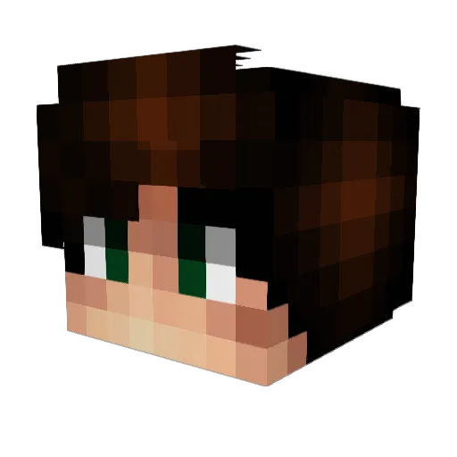 DemaciaOWO Minecraft avatar head, 3D render