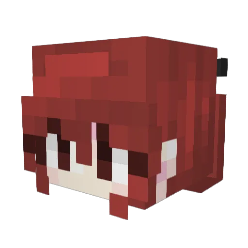 Demarcesco Minecraft avatar head, 3D render