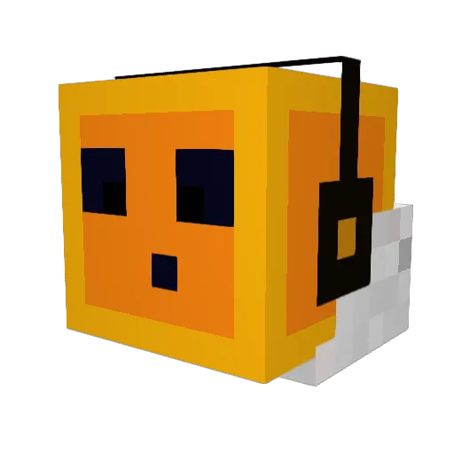 Dembowski Minecraft avatar head, 3D render