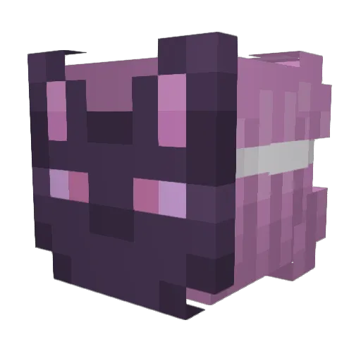 Demedeir Minecraft avatar head, 3D render