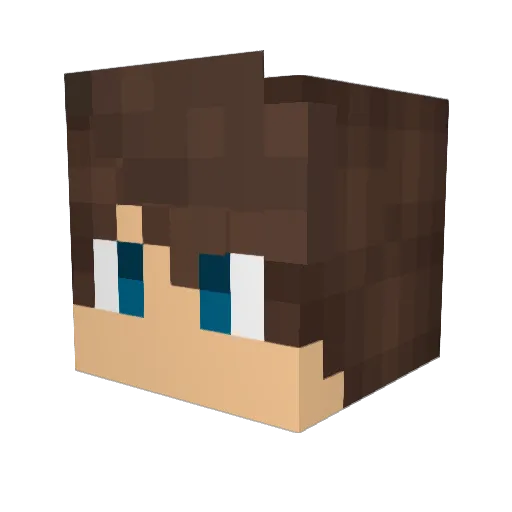 Demetran_n2 Minecraft avatar head, 3D render