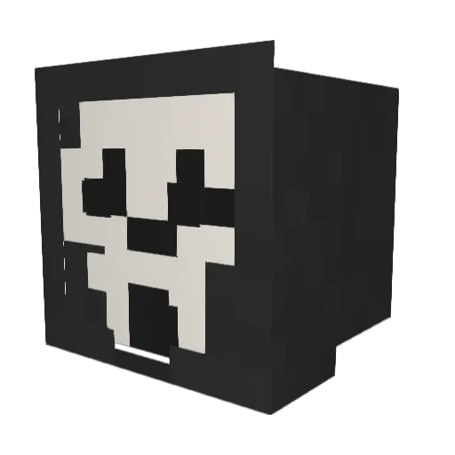 Demetrius_Samuel Minecraft avatar head, 3D render