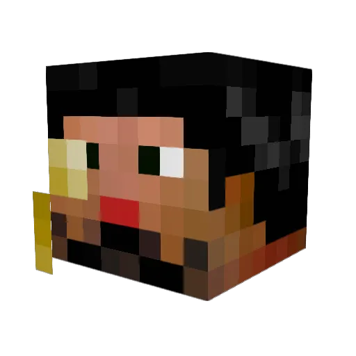 Demian_Sinclair Minecraft avatar head, 3D render