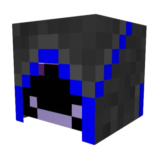 Demidoodah Minecraft avatar head, 3D render