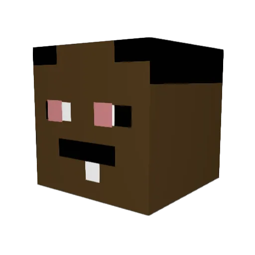 Demise_Stabilize Minecraft avatar head, 3D render