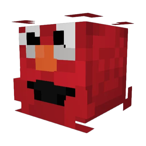 Demiyagi Minecraft avatar head, 3D render