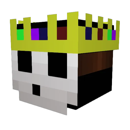 Demjins_ Minecraft avatar head, 3D render