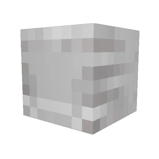 Demlur Minecraft avatar head, 3D render
