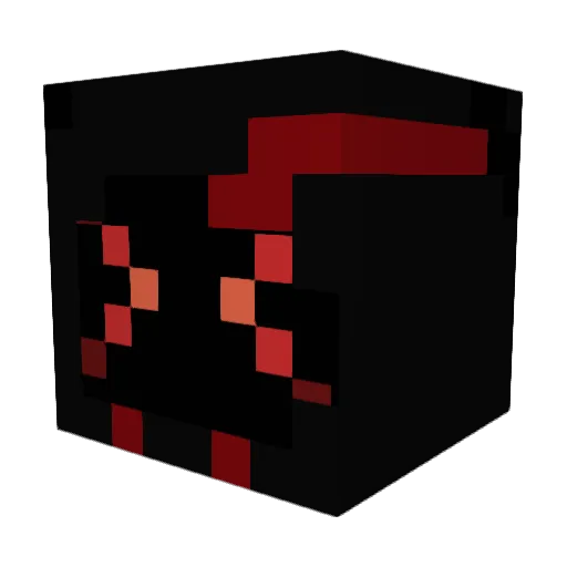 Demmew Minecraft avatar head, 3D render