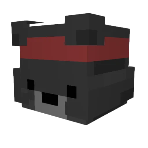 Demmie210 Minecraft avatar head, 3D render