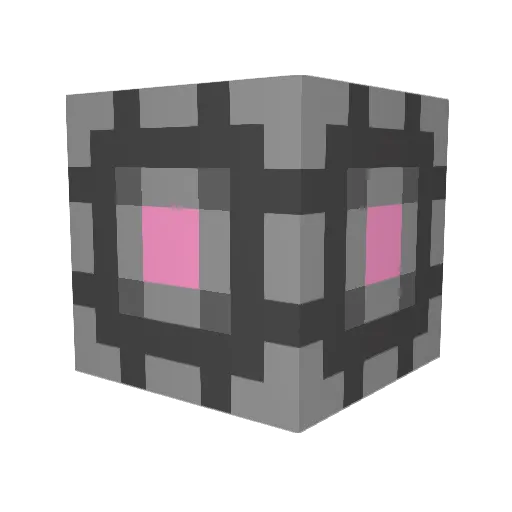 DemoMaster Minecraft avatar head, 3D render