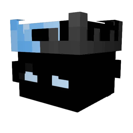 Democracy_xD Minecraft avatar head, 3D render