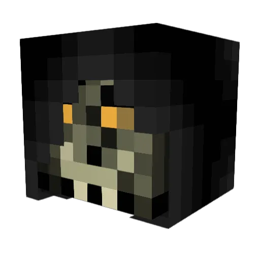 Demolinter Minecraft avatar head, 3D render