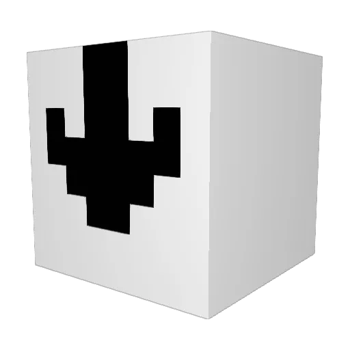 Demolord Minecraft avatar head, 3D render