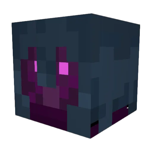 Demon0197 Minecraft avatar head, 3D render